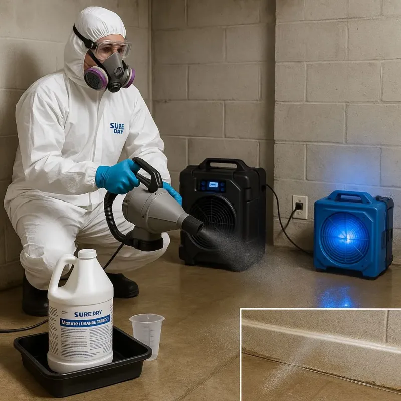 Sanitization and Odor Removal process in Grand Prairie, TX